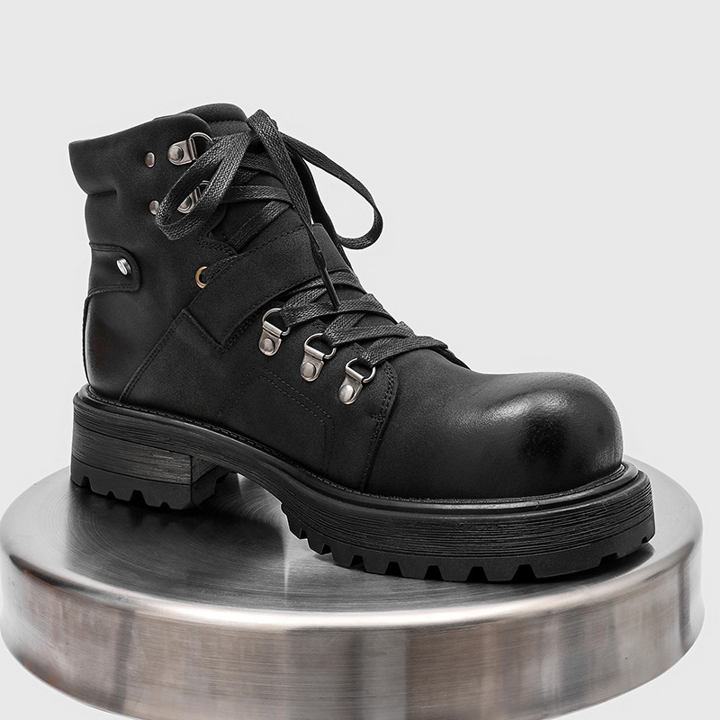 Botas de cuero de marca para h - Luxury Lifestyle Products reseña y precio